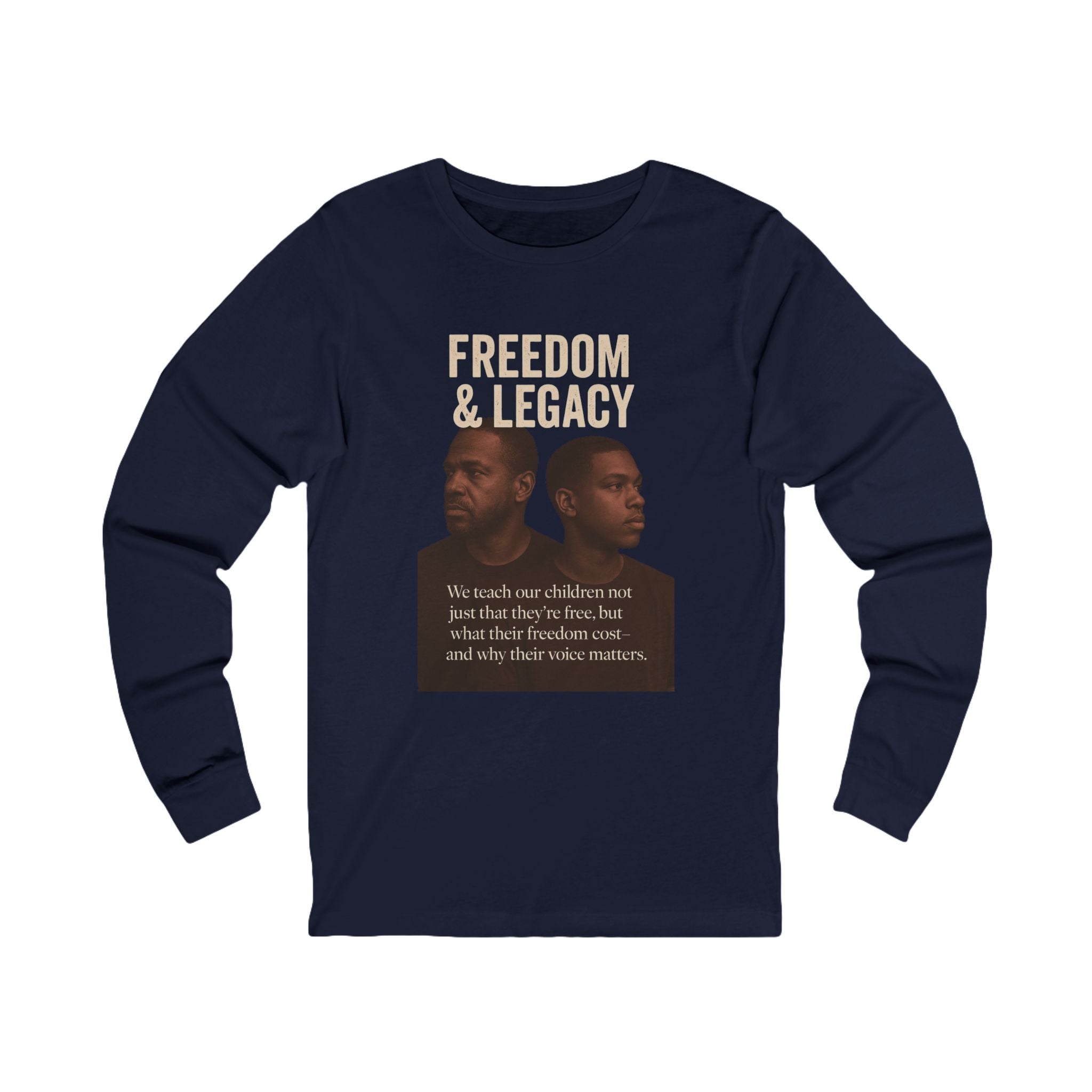 Father and Son Freedom Legacy Long Sleeve Tee - FarewellMNG Brand Clothing