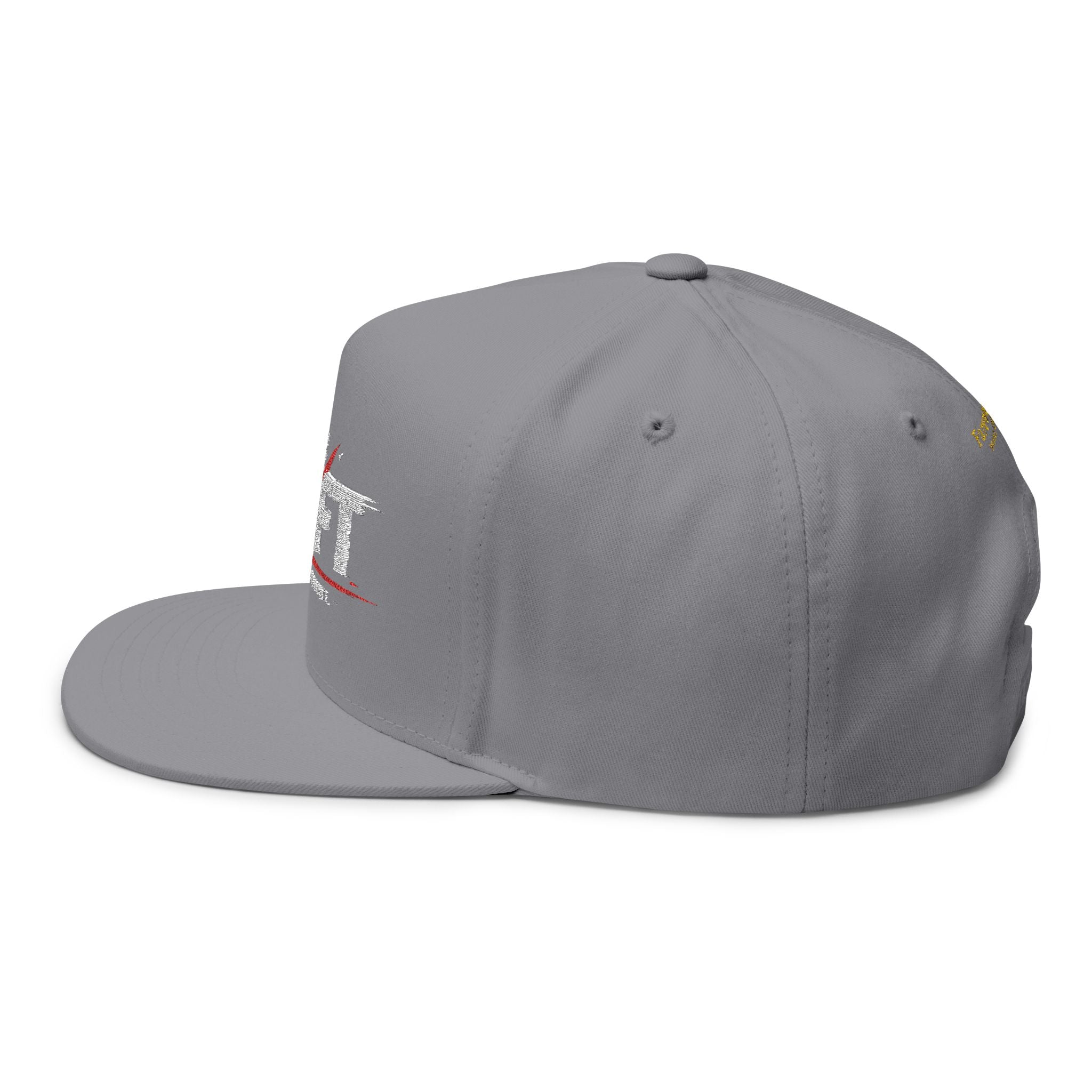 Shift Logo Glitch Halo Flat Bill Cap