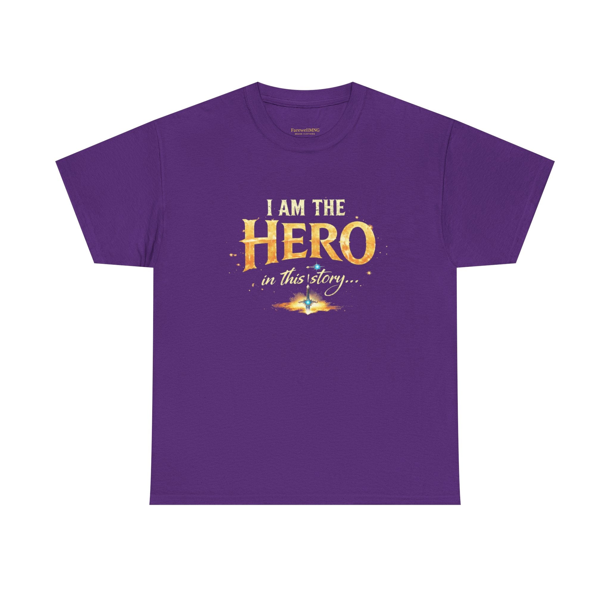 "I am the Hero of This Story" Couple T-Shirt — Matching His & Hers Tee