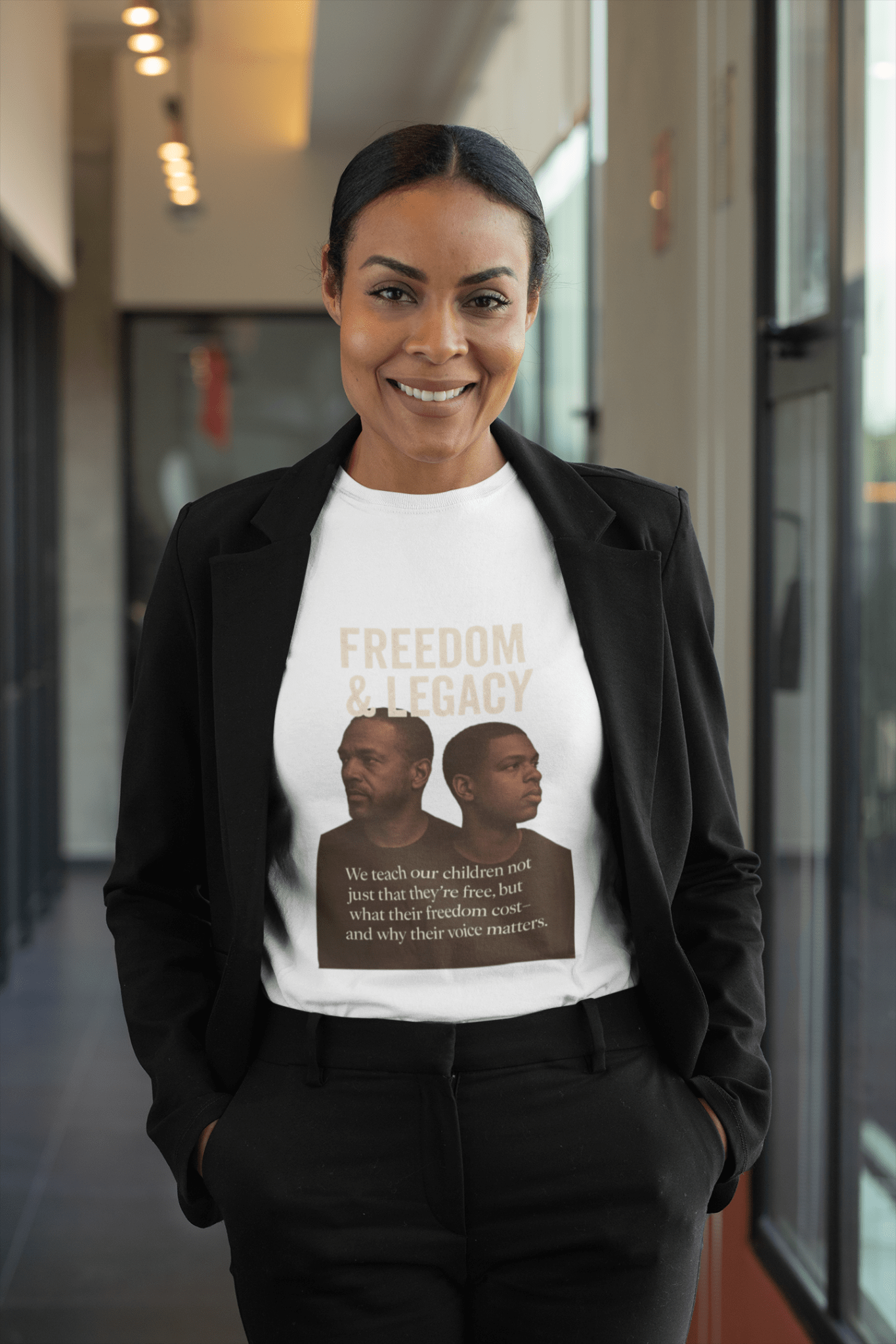 Father and Son Freedom Legacy Long Sleeve Tee - FarewellMNG Brand Clothing