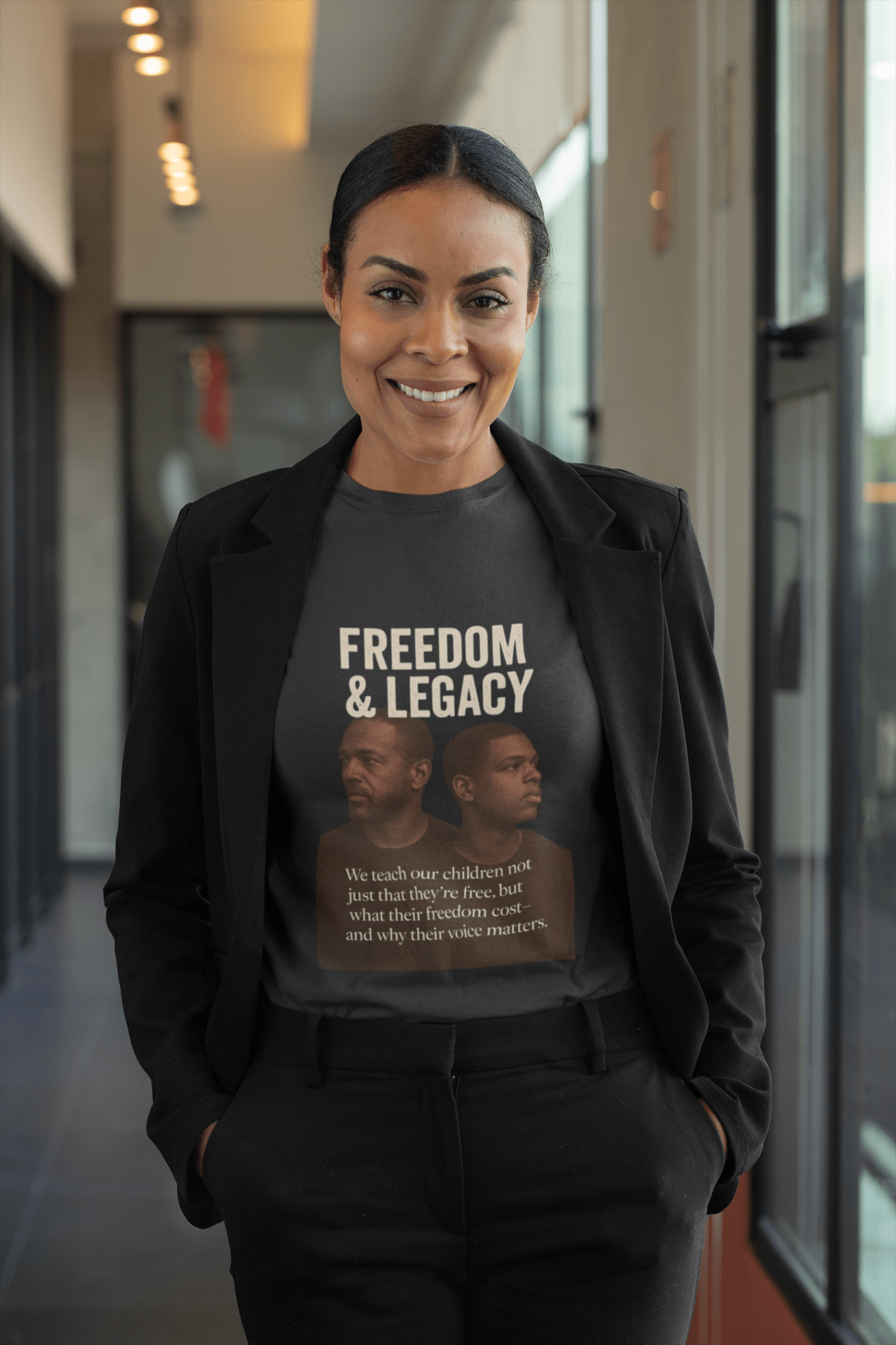 Father and Son Freedom Legacy Long Sleeve Tee - FarewellMNG Brand Clothing