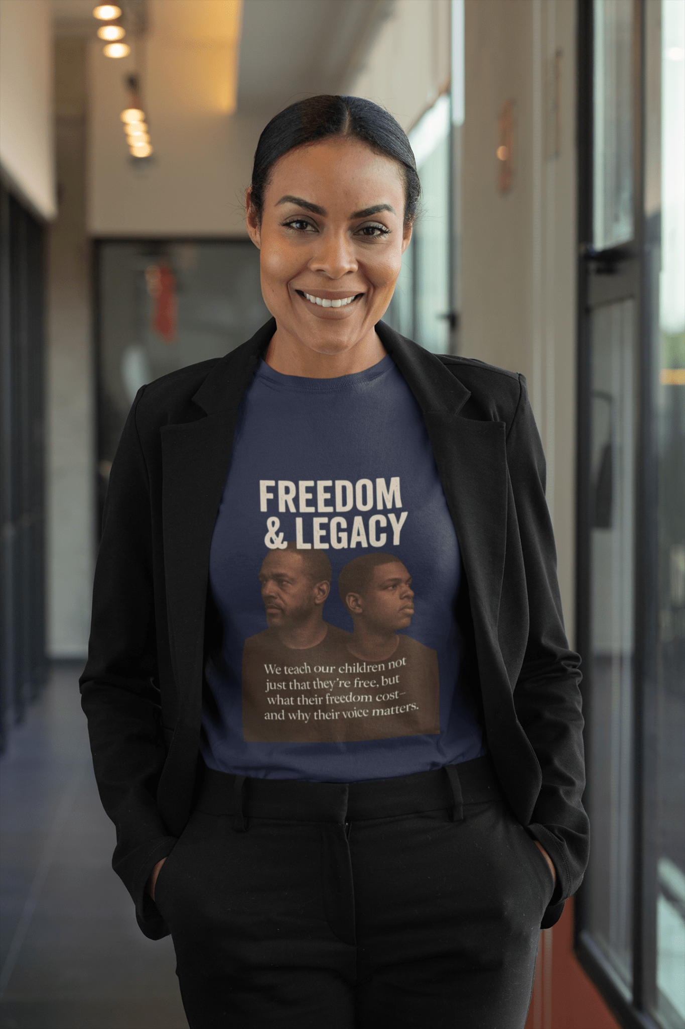 Father and Son Freedom Legacy Long Sleeve Tee - FarewellMNG Brand Clothing