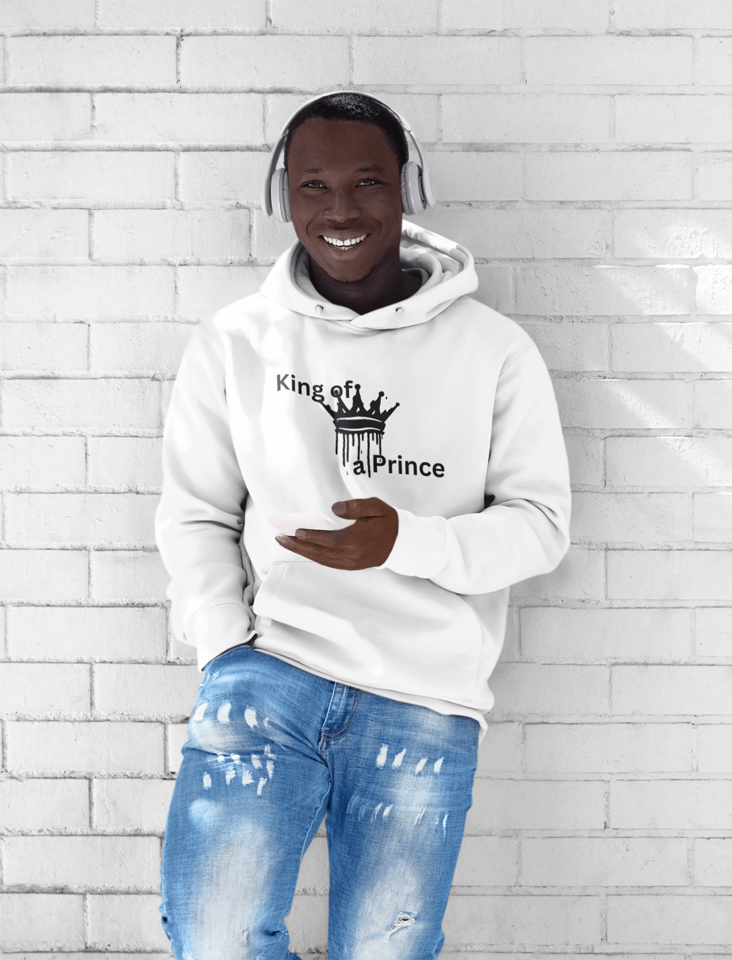 King of a Prince Hoodie - FarewellMNG Brand Clothing