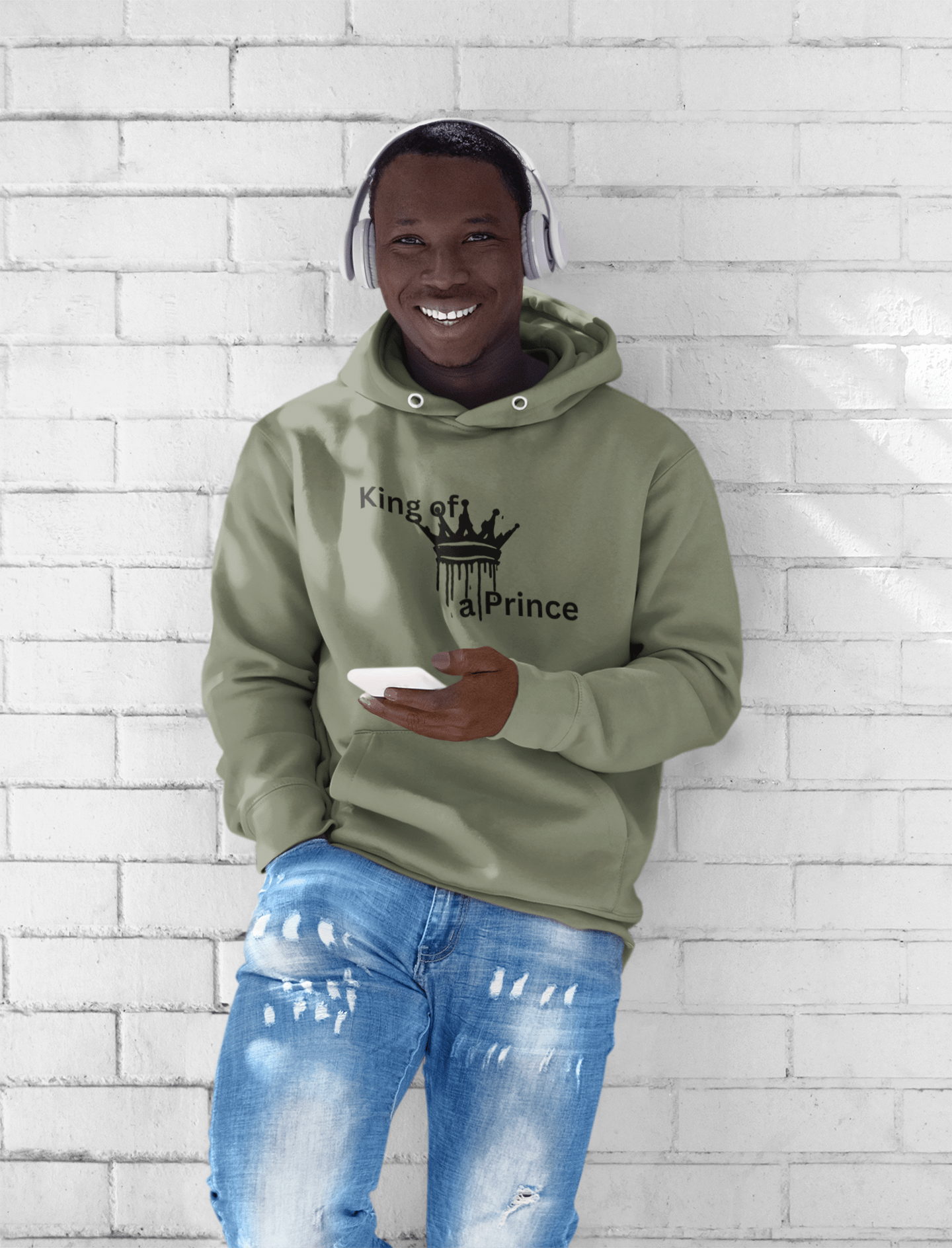 King of a Prince Hoodie - FarewellMNG Brand Clothing