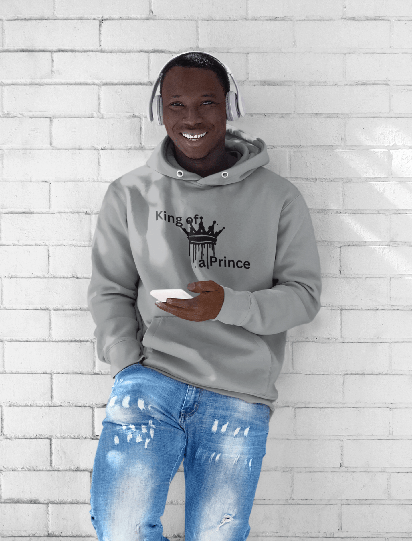 King of a Prince Hoodie - FarewellMNG Brand Clothing