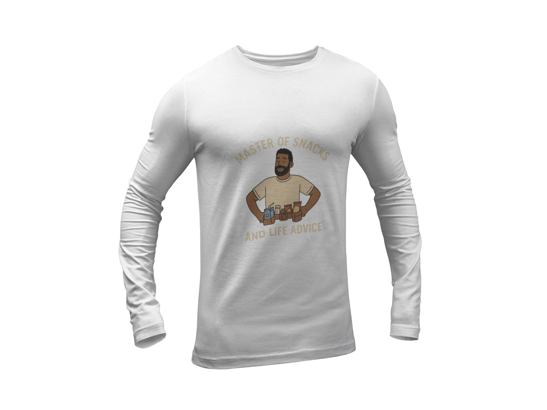 Master of Snacks Long Sleeve Tee - FarewellMNG Brand Clothing