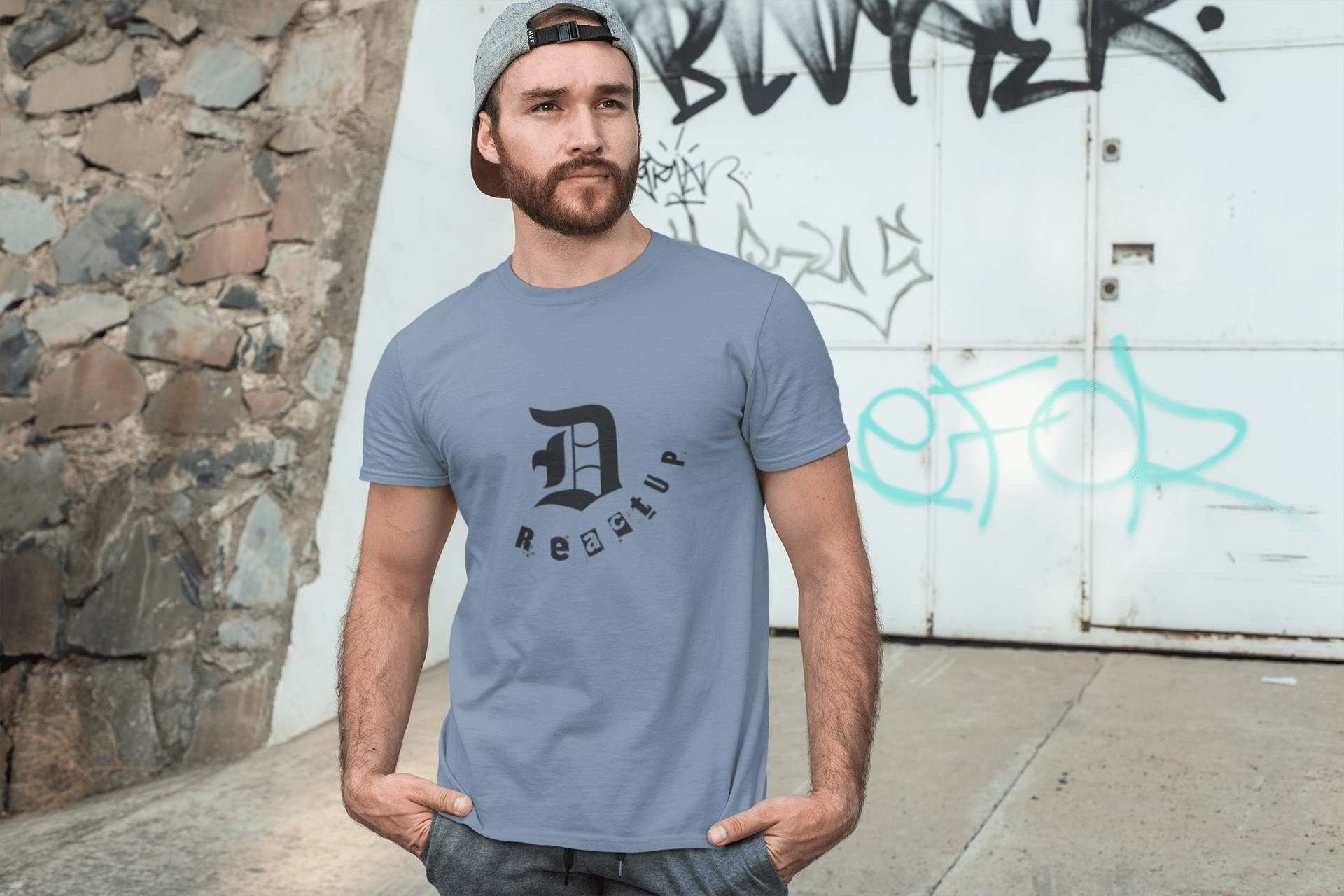 Detroit/ReactUp Tee - Define - FarewellMNG Brand Clothing