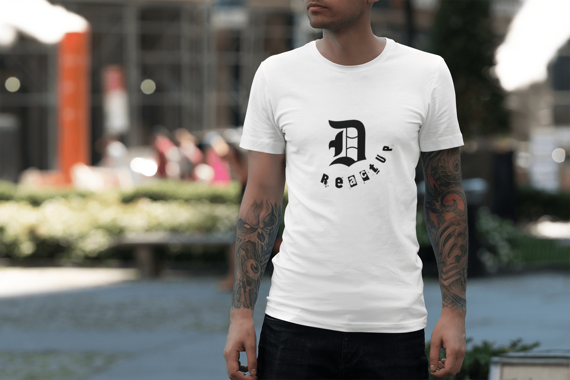 Detroit/ReactUp Tee - Define - FarewellMNG Brand Clothing